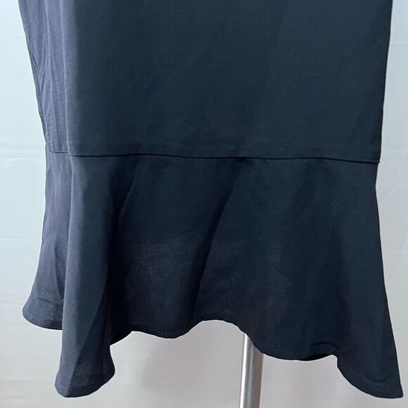 NWT Moves Minimum Estha Black Scoop Neck Cami Dress Ruffle Hem Size M/38 - Picture 5 of 9